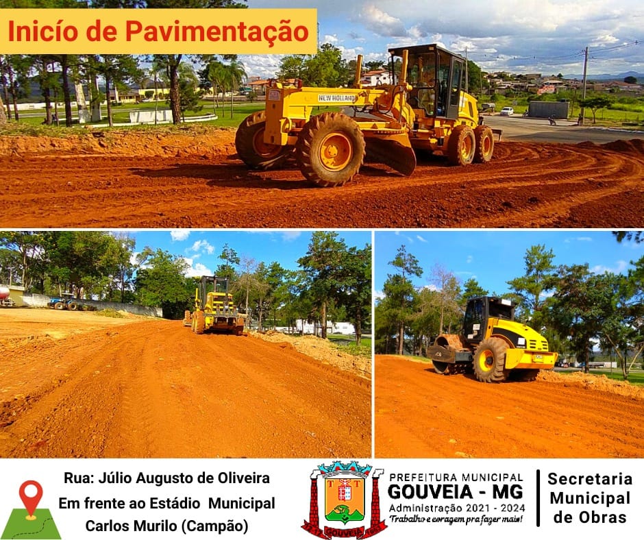Pavimentação do acesso ao Estádio Carlos Murilo (Campão)