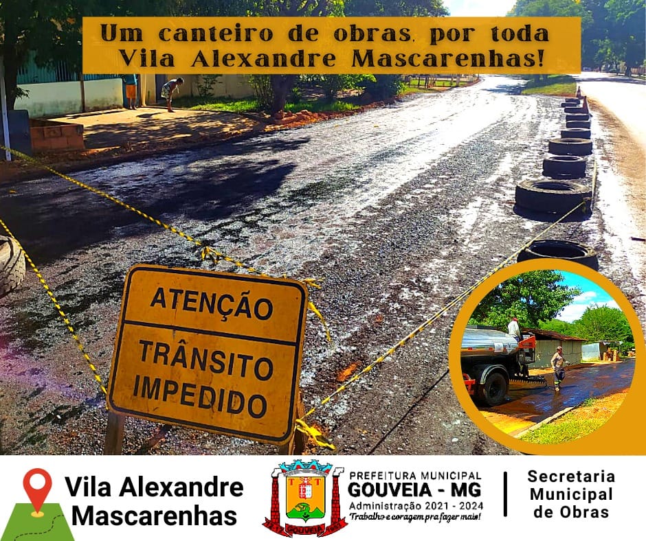 As obras continuam em Vila Alexandre!