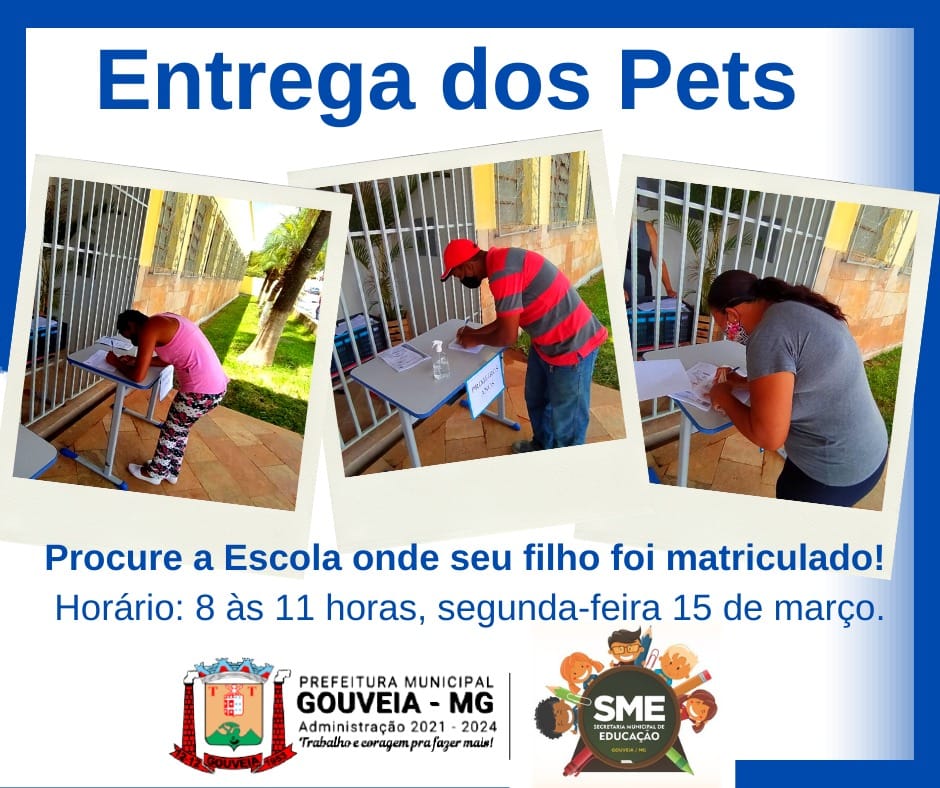 Entrega do Pet (Plano de Estudo Tutorado)